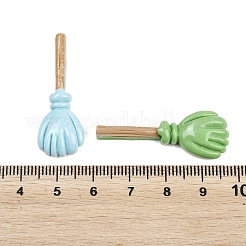 Opaque Resin Cabochons&nbsp;RESI-F071-03
