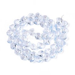 Baking Paint Transparent Glass Beads Strands&nbsp;DGLA-N017-03E