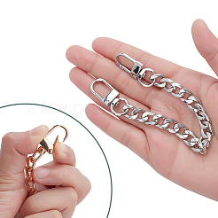 2Pcs 2 Styles Iron Curb Chain Bag Shoulder Straps&nbsp;FIND-ME0002-31