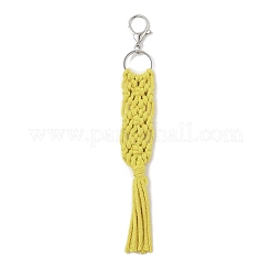 Handmade Macrame Nylon Thread Pendant Decorations&nbsp;HJEW-P019-05P-01