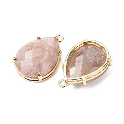 Natural Sunstone Pendants&nbsp;G-M431-10G-09