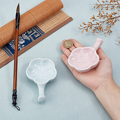 2Pcs 2 Colors Ceramic Brush Holder&nbsp;DIY-PH0023-06