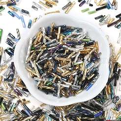 Glass Twist Bugle Beads&nbsp;SEED-XCP0001-43