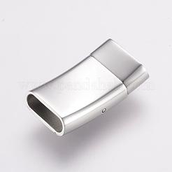 Tarnish Resistant 304 Stainless Steel Bayonet Clasps&nbsp;STAS-F122-35P