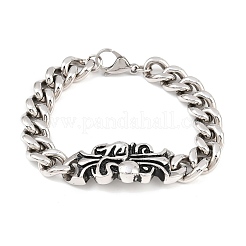 Stainless Steel Link Bracelets&nbsp;BJEW-D379-12ASP
