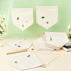 Polycotton Wall Hanging Brooch Jewelry Banner Holder&nbsp;AJEW-WH0596-833B