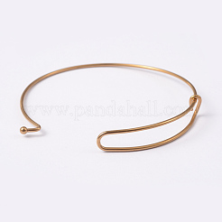 Adjustable Ion Plating(IP) 304 Stainless Steel Expandable Bangle Making&nbsp;LS-BJEW-L604-09G