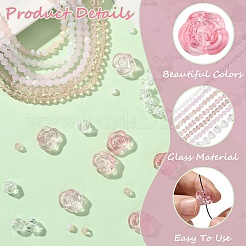 Transparent Glass Beads Set&nbsp;GLAA-YW0004-99