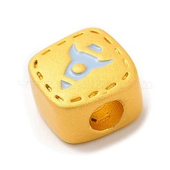 Zinc Alloy Enamel European Beads&nbsp;ENAM-I056-01B-02