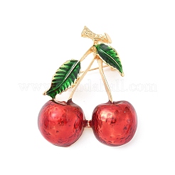 Cherry Enamel Pins&nbsp;JEWB-C043-01G