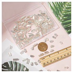 300Pcs 3 Size Alloy Ribbon Ends&nbsp;FIND-SC0005-29