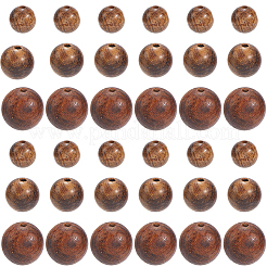 300Pcs 3 Styles Wood Beads&nbsp;WOOD-SC0002-14