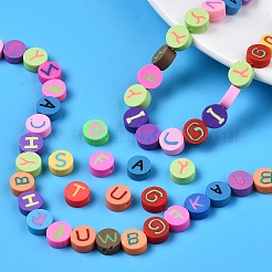 Handmade Polymer Clay Bead Strands&nbsp;CLAY-SZ0001-89