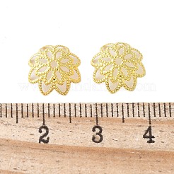 Brass Fancy Bead Caps&nbsp;KK-EC1166-G