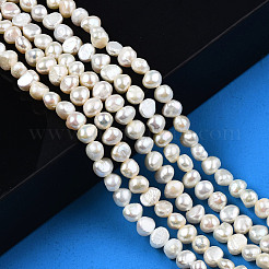 Natural Cultured Freshwater Pearl Beads Strands&nbsp;X-PEAR-N014-05B