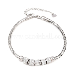 Polymer Clay Rhinestone Beaded Bracelets&nbsp;SA-D001-06P