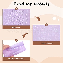 100Pcs 4 Colors Heart PVC Pouch Film Photo Protecting Sheets&nbsp;AJEW-CP0010-59