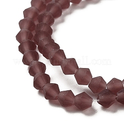 Imitate Austrian Crystal Frosted Glass Beads Strands&nbsp;LS-EGLA-A039-T4mm-MD05
