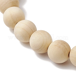 8Pcs Wood Beads Stretch Bracelets for Couple&nbsp;BJEW-JB11305