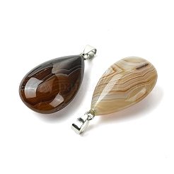 Natural Banded Agate Pendants&nbsp;GG-K002-09G
