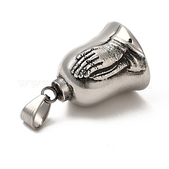 Tibetan Style 304 Stainless Steel Pendants&nbsp;STAS-K243-13AS