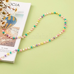 Handmade Polymer Clay Beaded Chains&nbsp;AJEW-JB00975-03