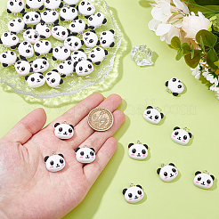 40Pcs Opaque Resin Pendants&nbsp;RESI-DC0001-43