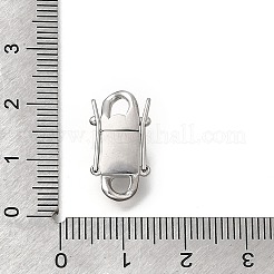 304 Stainless Steel Twister Clasps&nbsp;STAS-D382-05A-P