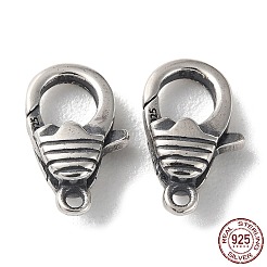 925 Thailand Sterling Silver Lobster Claw Clasps&nbsp;STER-D003-47AS