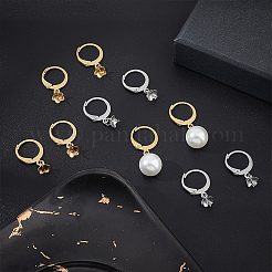 40Pcs 2 Colors 304 Stainless Steel Leverback Earring Findings&nbsp;STAS-UN0046-30