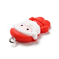 Christmas Opaque Resin Pendants&nbsp;RESI-G043-A03