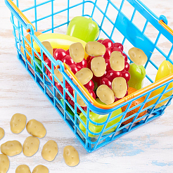 40Pcs Plastic 3D Potato Ornaments&nbsp;DJEW-CA0001-48