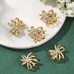 SHEGRACE Valentine's Day Brass Clear Cubic Zirconia Pendants&nbsp;XGRQ3P837-573G
