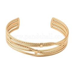 304 Stainless Steel Multi-strand Cuff Bangles for Women&nbsp;SA-CBA82C8-06G