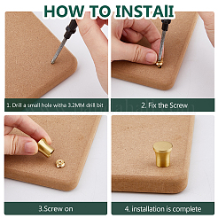4 Sets Brass Furniture Pads&nbsp;FIND-FH0016-58A