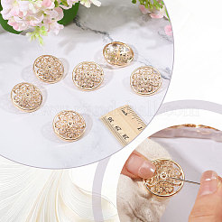 30Pcs 1-Hole Alloy Buttons&nbsp;BUTT-CA0001-33