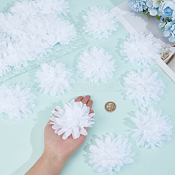 20Pcs Flower Polyester Ornament Accessories&nbsp;DIY-GF0013-29C