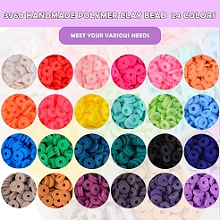 DIY Polymer Clay Beads Jewelry Set Making Kit&nbsp;DIY-SZ0005-89