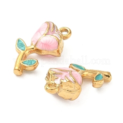 304 Stainless Steel Enamel Pendants&nbsp;STAS-I346-17G-02B