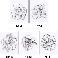 304 Stainless Steel Leverback Earring Findings&nbsp;STAS-UN0004-53P