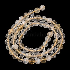 Heated Natural Citrine Beads Strands&nbsp;G-G927-10C