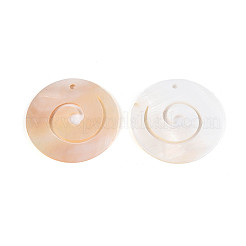 Natural Freshwater Shell Pendants&nbsp;SHEL-N038-37