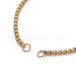 304 Stainless Steel Slider Bracelet/Bolo Bracelets Making&nbsp;MAK-L024-01G