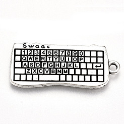 Tibetan Style Alloy Pendants&nbsp;TIBE-S323-042AS-RS