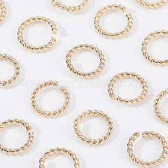 Long-Lasting Plated Brass Open Jump Rings&nbsp;KK-BC0001-15B
