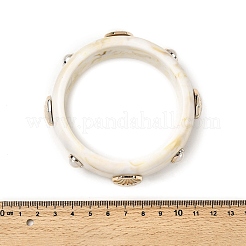 Resin Bangles for Women&nbsp;BJEW-P357-03G