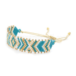 Bohemian Handmade Glass Seed Beaded Adjustable Bracelets&nbsp;IG8011