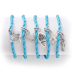 (Jewelry Parties Factory Sale)Charm Bracelet Sets&nbsp;BJEW-JB04861