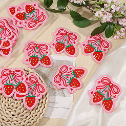 18Pcs Polyester Embroidery Sew on Appliques&nbsp;DIY-CA0008-01