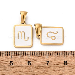 304 Stainless Steel Enamel Pendants&nbsp;STAS-I353-06G-B